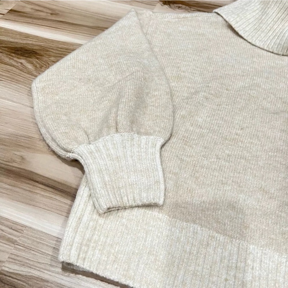 Express X Negin Mirsalehi Tan Turtleneck Sweater Women’s Size ( M )
